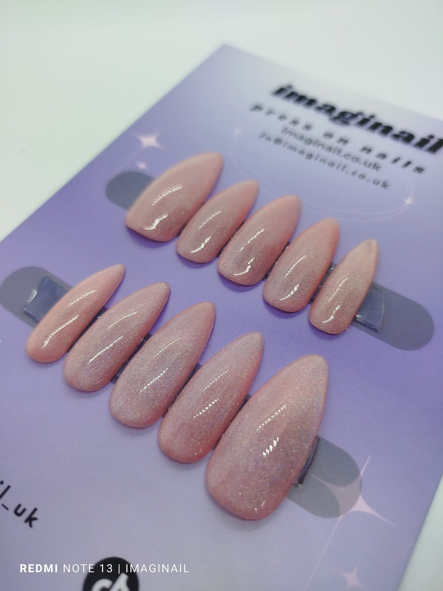 pink holo cat-eye set, Size L