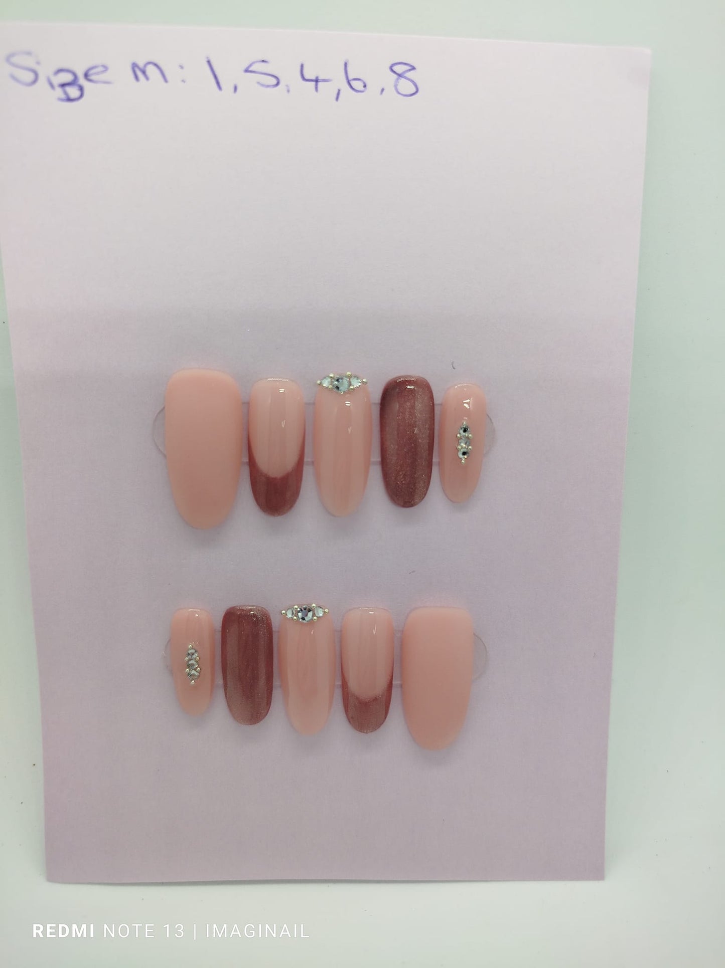 Nude Cat-eye French set Size M