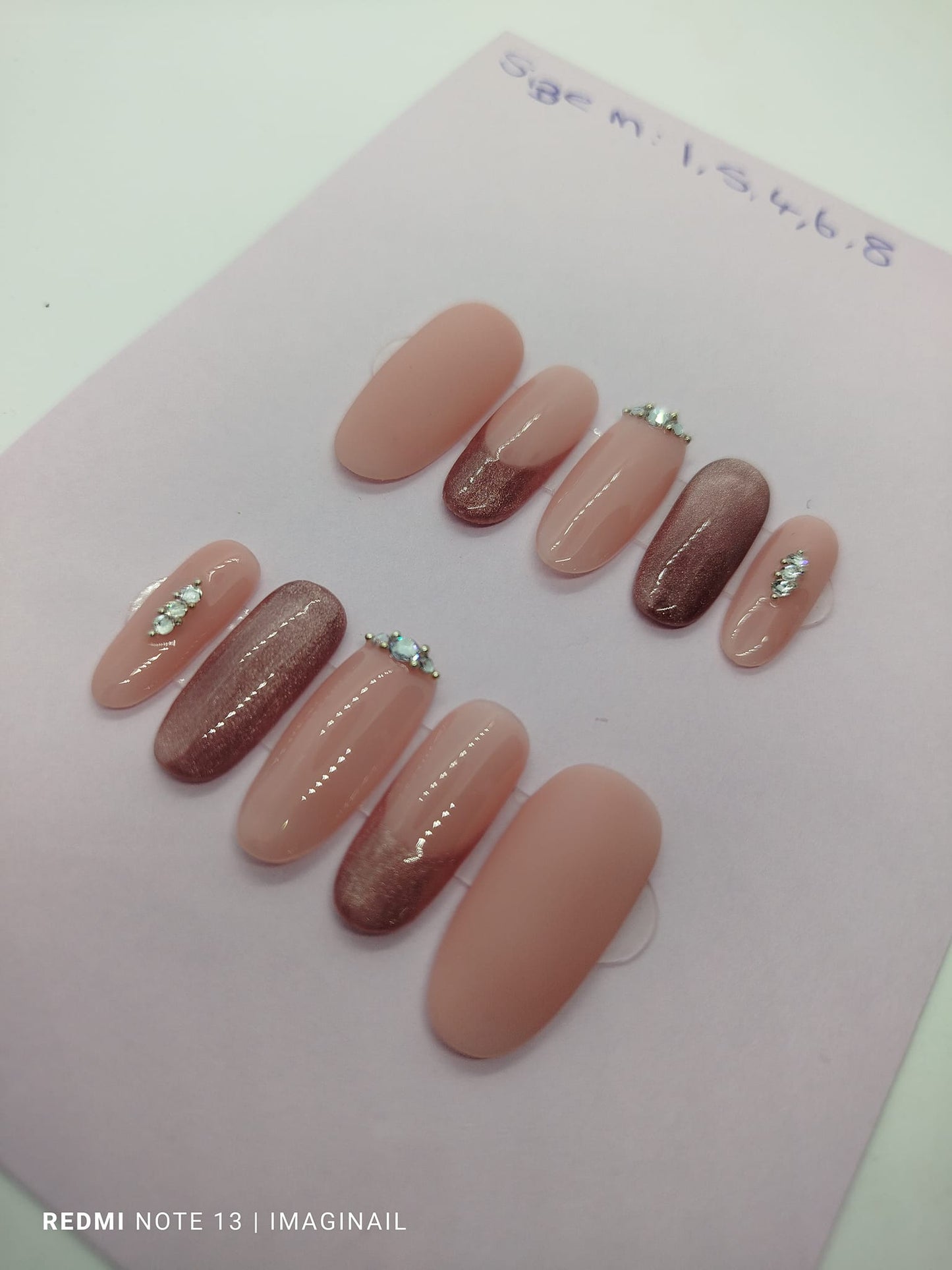 Nude Cat-eye French set Size M