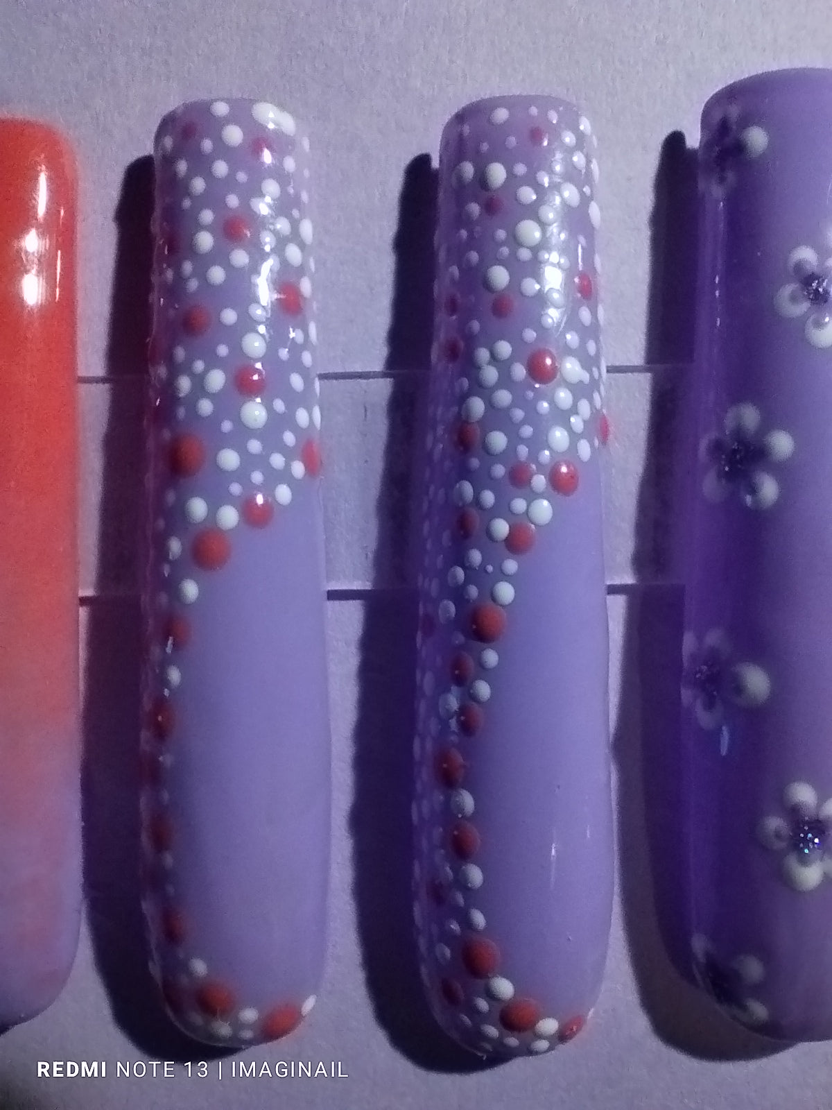 Lilac dream press on nails x-long